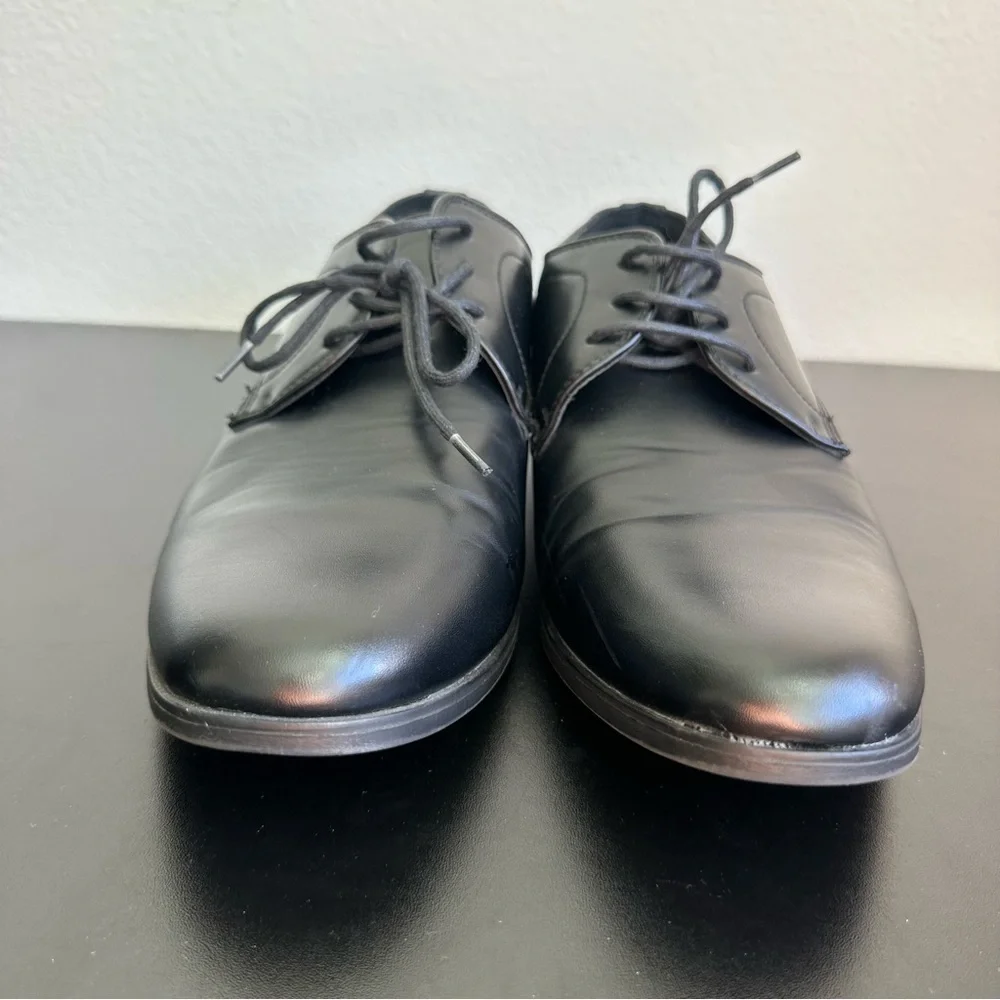 Perry‎ Ellis Portfolio Men's Classic Black Oxfords Size: 9.5